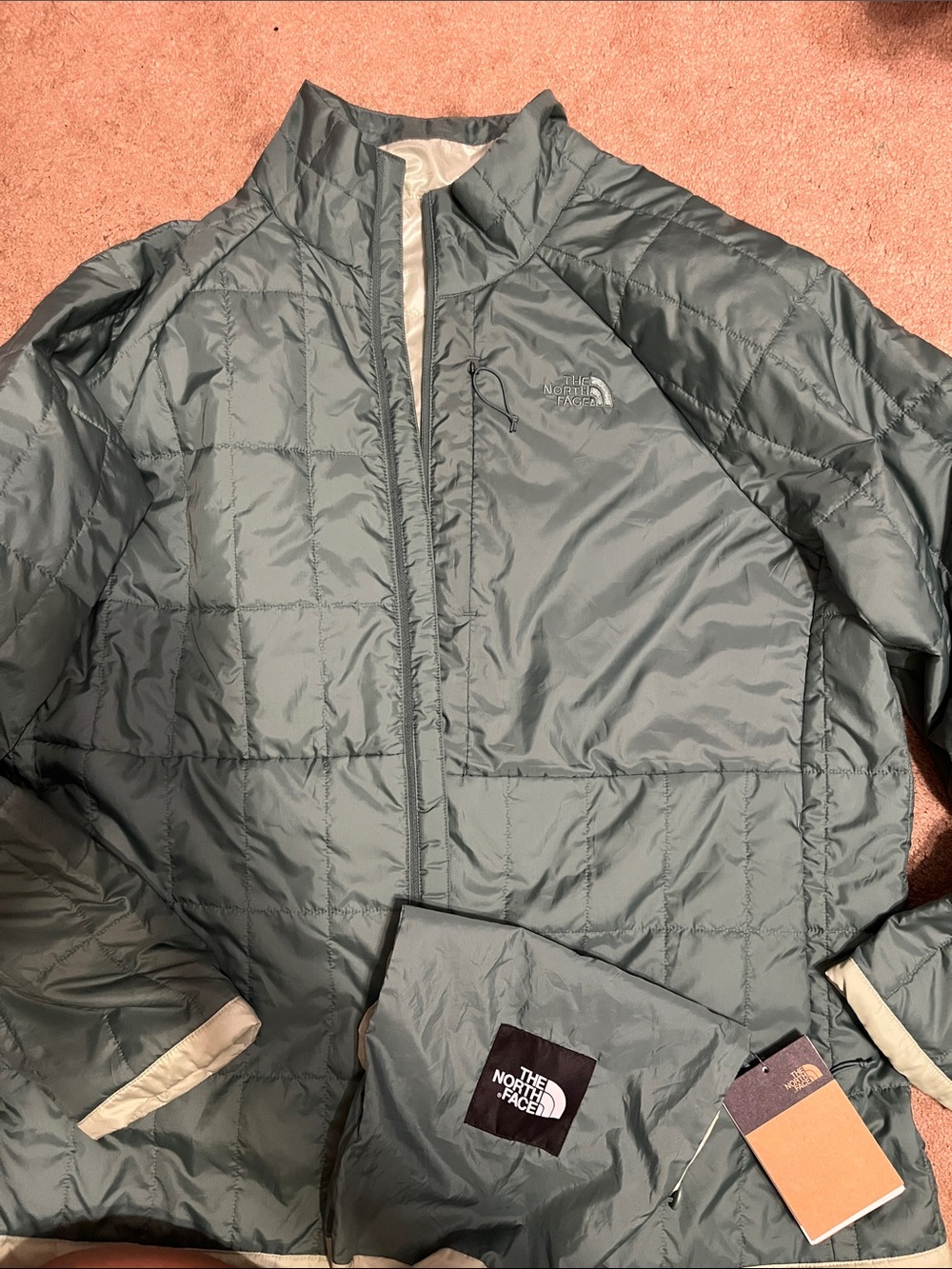The North Face Women’s Quilted Circaloft Puffer Jacket in Sage Green